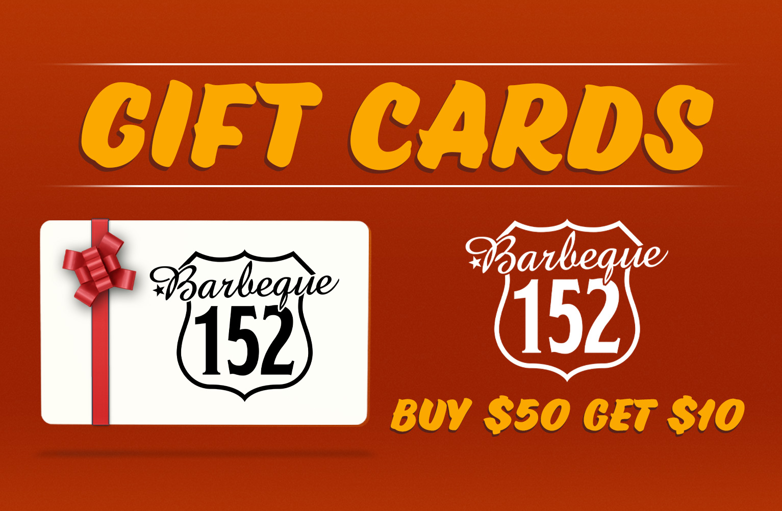 BBQ 152 Gift Cards
